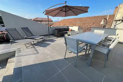 Image de Historical sea town house, sun roof Terrace, close to beach/Etna/bars/Tormina