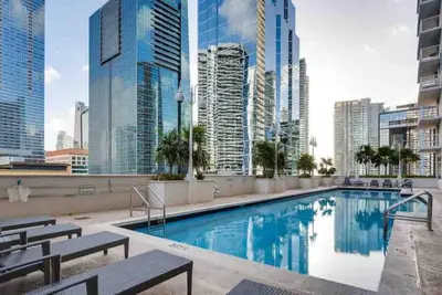 Image de Lux Condo with City View, Downtown Brickell, Free Parking, Pool, Gym