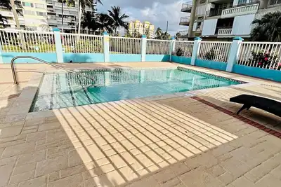 Image de Red Beach apartment, Family apartment with direct access to the pool and Beach.