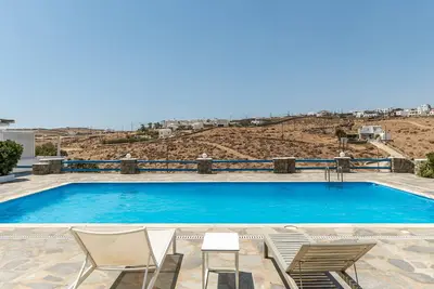Image de Villa 'Alisachni House Mykonos' avec vue sur la mer, Wi-Fi et climatisation
