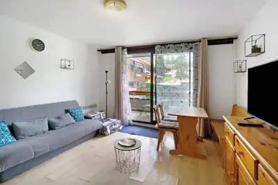 Image de Appartement 'Au Pied Des Pistes Le Corbier 73' avec vue sur les montagnes, terrasse privée et Wi-Fi