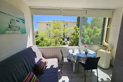 Image de Studio 4 couchages, tout à pied, parking, climatisation mobile