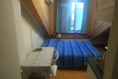 Attic on the rooftops of Turin