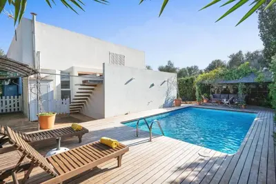 Image de Villa 'Es Tancat' avec vue sur la mer, piscine privée et Wi-Fi