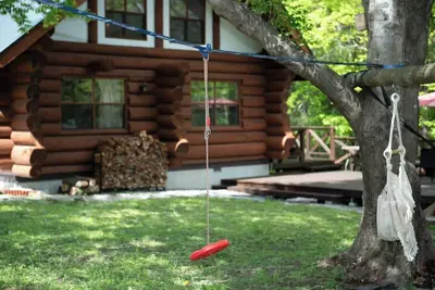 Image de Nasu no Mori Log House | Clear stream wood stove - Nasu handmade log house / Nasu-gun Tochigi