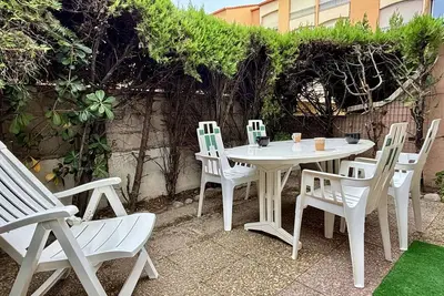 Image de Appartement Rdc avec Terrasse, Piscine, Parking, à 400m de la Plage - 4 Pers