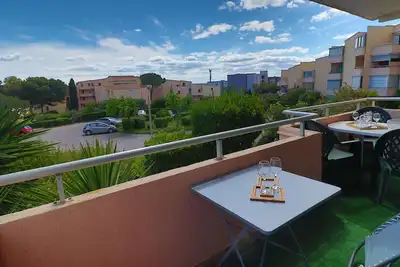 Image de Confortable T3 avec Pk privé, climatisation et accès direct à la plage