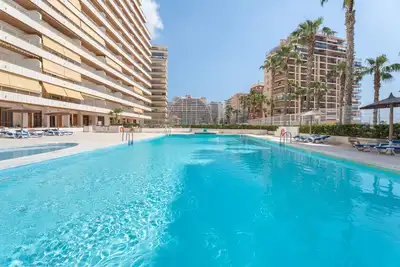 Image de Appartement 'Atico En Cullera Playa' avec vue sur la mer, piscine privée et terrasse privée