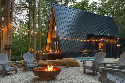 Image de Two Pines Hollow | Private A-Frame | Hot Tub