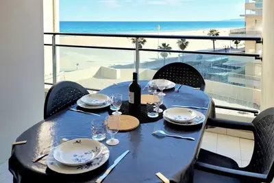 Image de Canet-en-Roussillon - Studio alcôve 4 pers - Terrasse - Parking privé