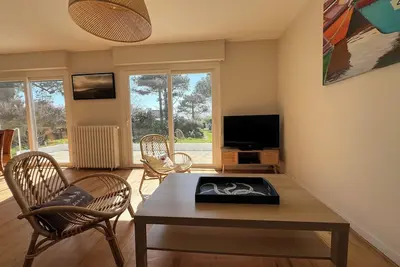 Image de Maison individuelle 3 * avec grand jardin proche des plages et du Bourg\nWIFI.