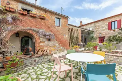 Image de Appartement 'Podere Poggiolino' avec piscine partagée, Wi-Fi et climatisation