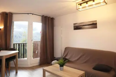Image de 50m du centre station, 5ème étage, balcon, télévision, 30m², Les Orres