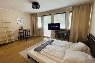 Image de 1-room apartment near Sanaklinikum balcony Netflix