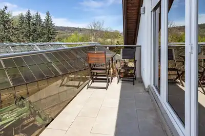 Image de Appartement \"Rheinblick\" avec vue sur le lac, balcon et Wi-Fi