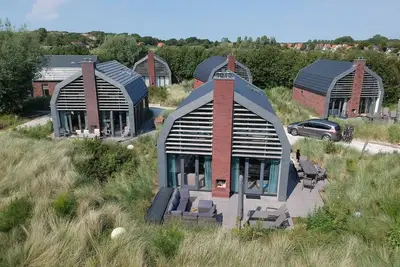 Luxurious holiday home with sauna in a dune reserve, 2 km from the sea