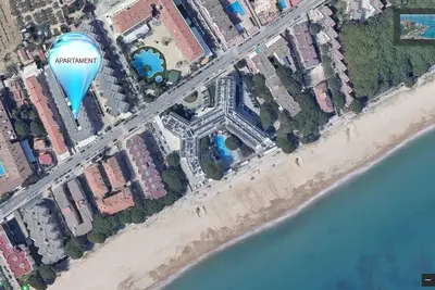 Appartement à 1 minute à pied de la plage