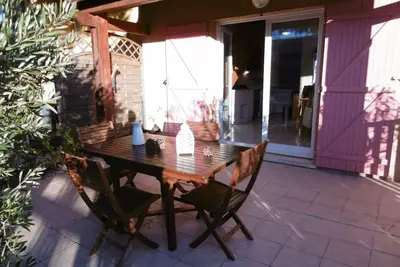 Image de Villa 7 pers, Narbonne Plage Ă 400m, 3 ch, terrasses, parking, proche commerces et loisirs