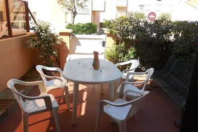 Image de Appartement T3 à Narbonne-Plage - 50m2 - 6 pers, Terrasse - 250m Plage, 500m Commerces