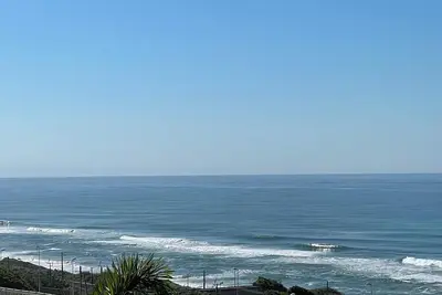 Image de Beautiful sea view from wooden balcony with sunrises to die for! ! !