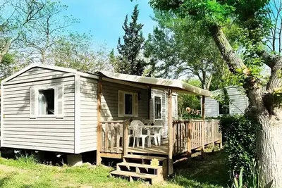 Image de Mobil-home Welcome 27m² - 2 chambres - Tv - climatisation - terrasse - 4 personnes