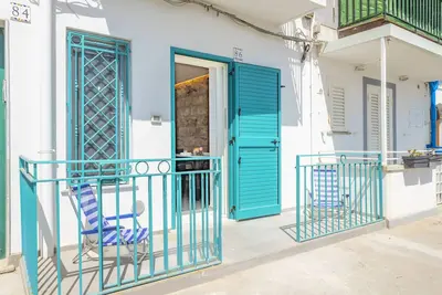 Image de Maison de vacances 'La Casetta sul Mare' avec vue sur mer, Wi-Fi et climatisation