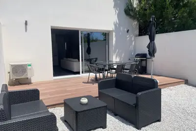 Villa lavandin Grau d’Agde, Cap d’Agde 3 chambres à 400 m de la plage