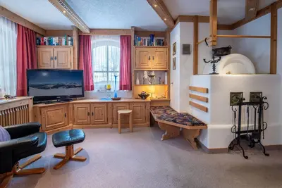 Image de Semi-detached house with breathtaking mountain view and close to the lift in the