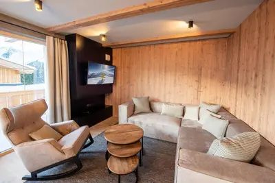 Image de Modern apartment with mountain view, sauna, and proximity to the lift in the Zil