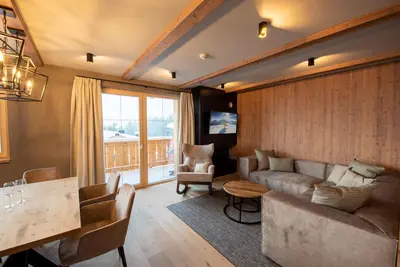 Image de Modern apartment with mountain view, sauna, and proximity to the lift in the Zil