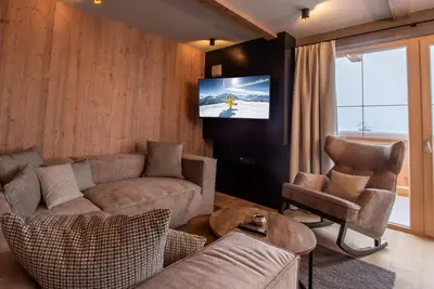 Image de Modern apartment with mountain view, sauna, and proximity to the lift in the Zil