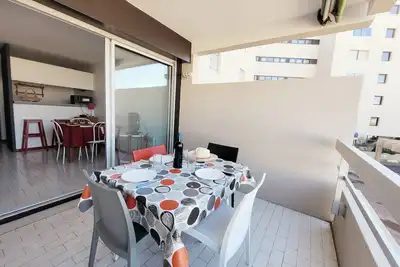 Image de Canet-en-Roussillon - Studio cabine 4 pers. - Accès plage direct, Parking, Secteur Thalasso