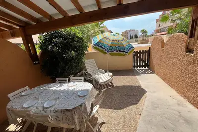 Image de **Studio avec Terrasse et Piscine, 4 Pers, Centre Gruissan**