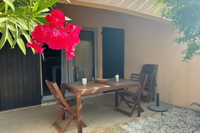 Image de Villa T3 à Saint-Cyprien, 6 pers, Piscine, Terrasse, Proche Plage et Port