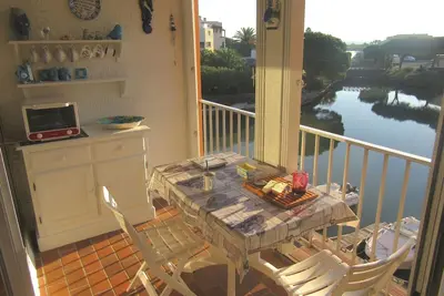 Image de Saint Cyprien T2 Mezzanine 4p avec Parking, Belle vue Lagune et Mer