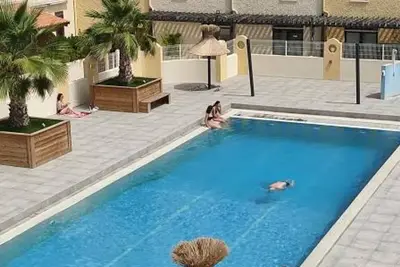 Image de Studio Familial Piscine, Parking, Proche Plage - Idéal 4 pers, Budget Serré, Gruissan