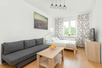 Łagiewniki 50 | Sunny apartment for 6 people | Smart Tv