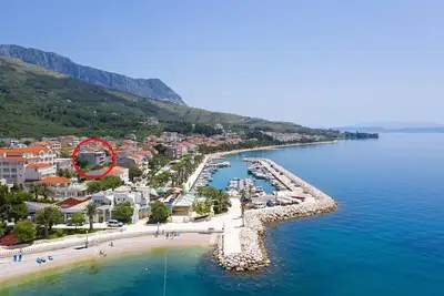 Appartement d'une chambre avec le balcon Tucepi, Makarska (A-23256-b)