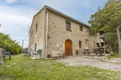 Image de Maison de vacances 'Cal Viudet Vell' avec vue montagne, piscine privée et Wi-Fi