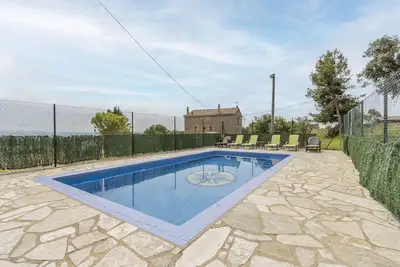 Image de Maison de vacances 'Cal Camp Llarg' avec vue montagne, piscine privée et Wi-Fi