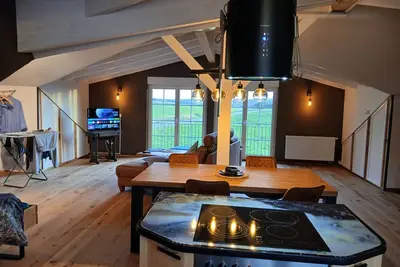 Image de Maison de campagne 'Hof Sorgenfrei' avec vue sur la montagne, Wi-Fi et climatisation