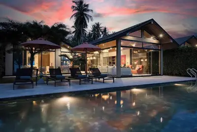Image de 【 Talay 】 New 5br Beach Villa Infinity Pool