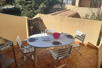 Image de Moderne T2 Mezzanine - 6 Pers. Près Plage et Port, Parking Privé, 36m², Terrasse - Port Leucate