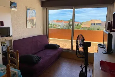 Image de Port Leucate T2 Cabine 4 pers, Rdc surélevé, Terrasse Ouest, Parking privé, Proche mer, Équipé