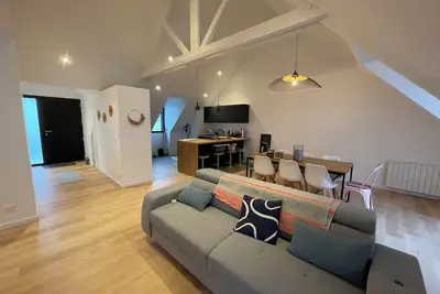 Grand appartement moderne en plein Bénodet et proche des plages