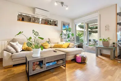 Maison de vacances 'Casa Vacacional Cubi' avec vue sur les montagnes, Wi-Fi et climatisation