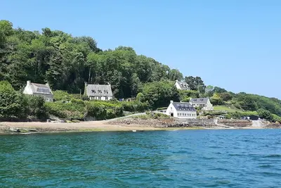 Image de Maison vue sur mer, pied dans l'eau