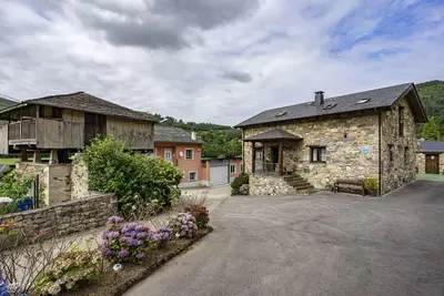 Image de Maison de campagne \"Posada De Las Hoces - La Calea\" avec vue sur les montagnes, jardin et Wi-Fi