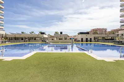 Image de Appartement 'Valencia Playa' avec vue sur la mer, Wi-Fi et climatisation