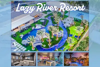 Image de Largest Lazy River Resort! Theater, Pickleball, GameRM